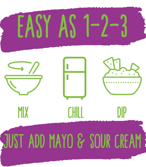 How Do I Make molly&you® Party Dip Mixes?