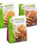 Customers Top Favorite Beer Bread Mixes - Garlic Parmesan, American Original, Cinnamon Crumble Beer Bread Mix