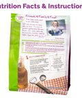 Nutrition Faces & Instructions for our Cinnamon Crumble Beer Bread Mix