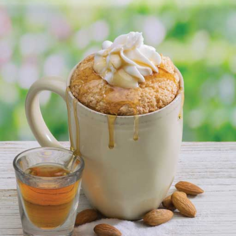 Amaretto Pound Cake Mug Cake Single