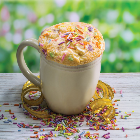 Celebration Cake Single Mug Cake