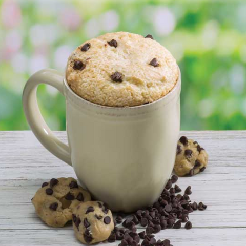 Chocolate Chip Cookie Dough Mug Cake