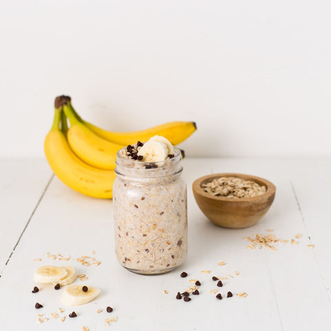 Chocolate Chip Banana Overnight Oats