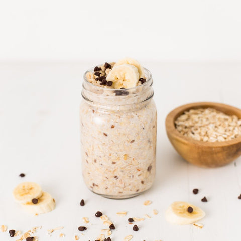 Chocolate Chip Banana Overnight Oats