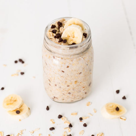 Chocolate Chip Banana Overnight Oats