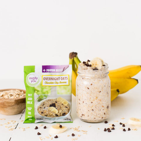 Chocolate Chip Banana Overnight Oats