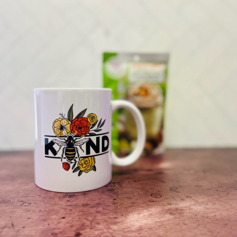 Bee Kind Retro Coffee Mug