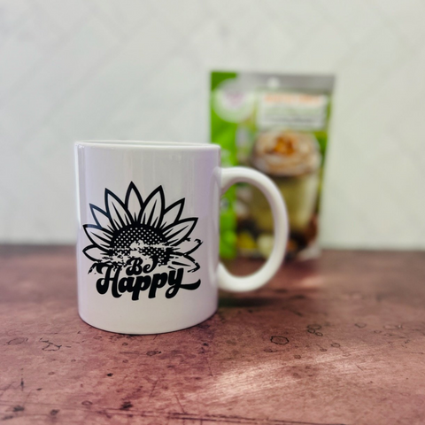 Be Happy Coffee Mug