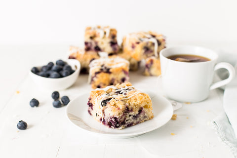 Blueberry Buckle Beer Bread