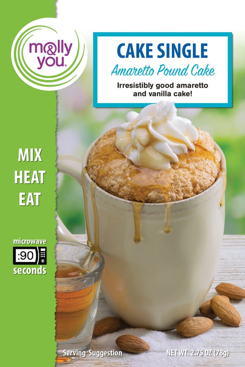 Amaretto Pound Cake Mug Cake