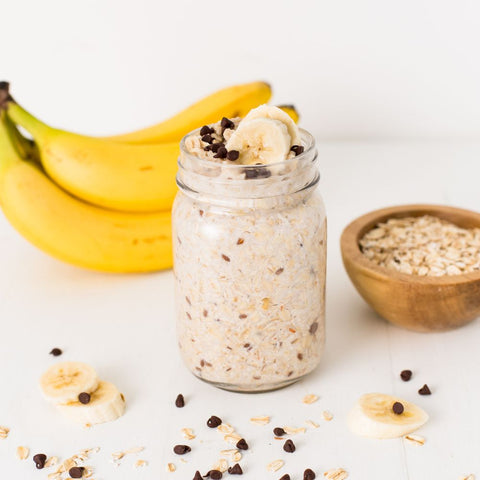 Chocolate Chip Banana Overnight Oats