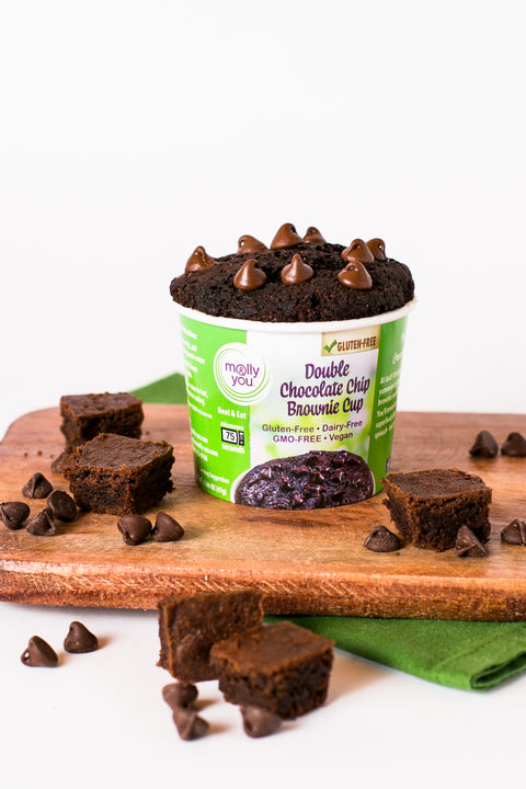 Gluten-Free Double Chocolate Chip Brownie Cup 3-Pack