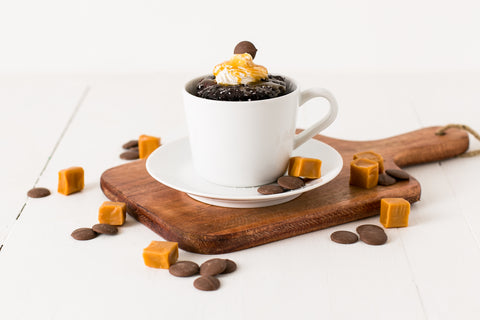 Salted Caramel Mug Cake