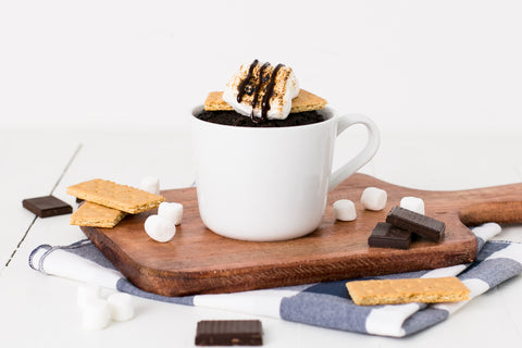 Chocolate S'more Mug Cake 