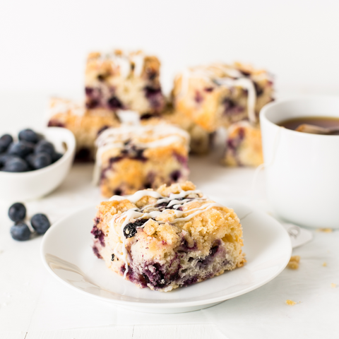 Blueberry Buckle Beer Bread